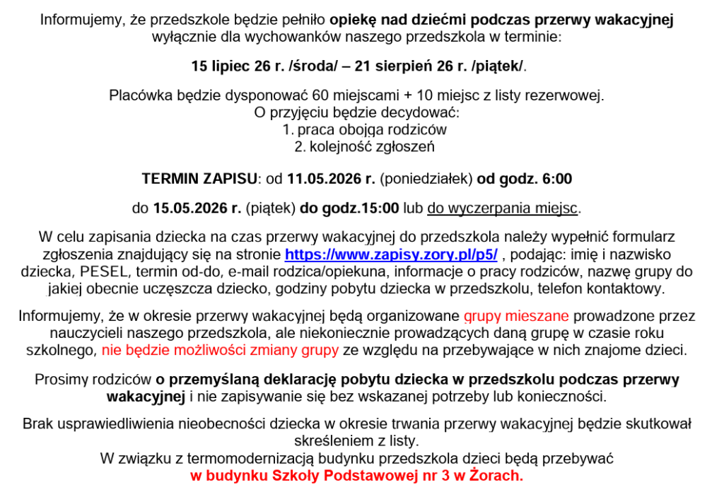Wakacje